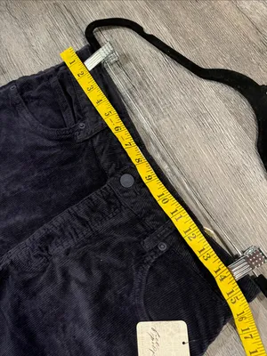 FREE PEOPLE NWT We The Free Deep Trance Dropped Corduroy Jeans / Deep Seas thumbnail 8