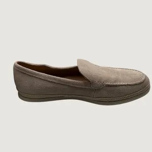 Marc Fisher Womens Suede Espadrille Loafers Taupe Beige Moc Toe Flats Size 7M thumbnail 6