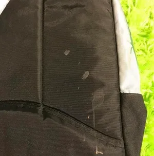 LIGHT BLUE AND BLACK DESIGNED L.L. BEAN BACKPACK thumbnail 8