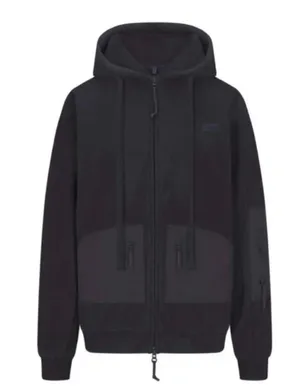 Skims fleece lounge oversized zip-up hoodie Color storm thumbnail 2