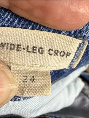 Madewell wide leg crop jeans SZ:24 thumbnail 9