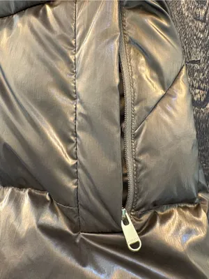 Athleta Downtown Metallic Vest Womens S Bronze Gold Down Puffer Quilted thumbnail 6