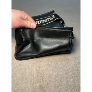Steve Madden Crossbody Bag Womens Small Black Logo Strap Pouch Set Shoulder thumbnail 8