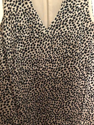 Ann Taylor Leopard Print Sleeveless Dress XS thumbnail 6