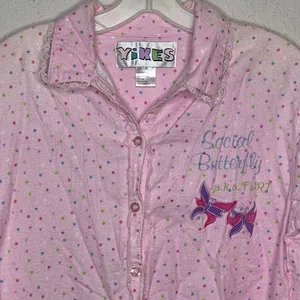 Yikes Pink Pajama Set‎ Size M thumbnail 11
