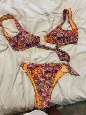 Strawberry Milk Mob Swim Top & Bottom Small thumbnail 1