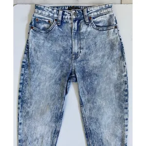 Abercrombie & Fitch Simone High Rise Slim Blue Acid Wash Jeans Size‎ 25 0R thumbnail 10
