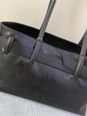 Zadig & Voltaire Women's Black Jane Shopper Bag thumbnail 8