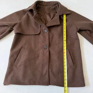 Coffee Brown Womens Coat Blazer Jacket thumbnail 7