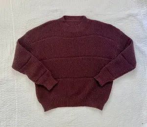 Brown mockneck knit sweater Size M thumbnail 1