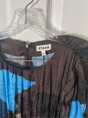 Staud Kona Dress in Blue Prism M thumbnail 10