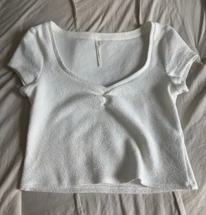 White Anthropologie Tee thumbnail 1