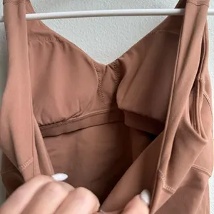 Lululemon Align Tank Dusty Clay Cropped Strappy Nulu Fabric Size Small 4 W1DUDS thumbnail 3
