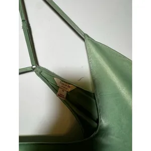 Brand New State of Day Women's Size XL Basil Green Slip Mini Dress thumbnail 4