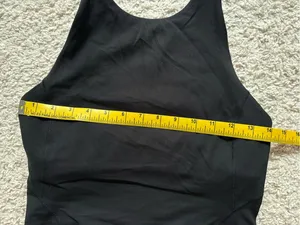 lululemon athletica Black Crop Tank Top thumbnail 4