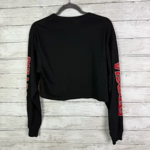 Hype & Vice Georgia Long Sleeve Crop Top Size Medium thumbnail 3