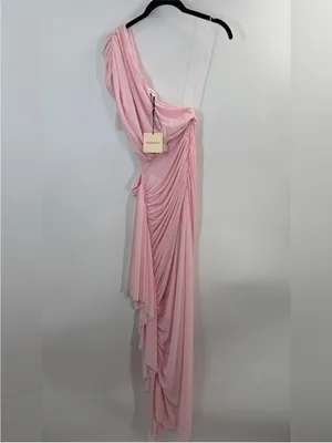 Revolve Superdown Juliet Midi Dress in Baby Pink thumbnail 4
