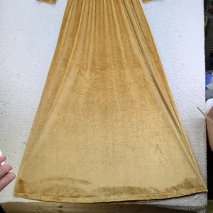 BALTIC BORN Sofia Gold Velvet Wrap‎ Maxi Dress Long Sleeve Women's Small thumbnail 8