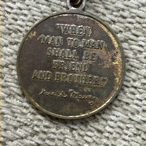 BOYS TOWN NEBRASKA TOKEN MEDAL KEYCHAIN vintage thumbnail 3