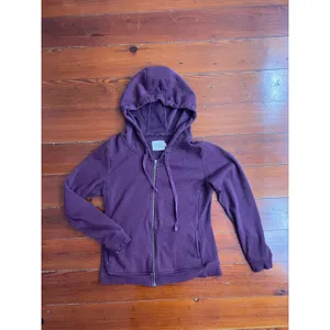 UGG Clara Hoodie Womens M Plum Purple Full Zip Fitted Stretch Sweatshirt thumbnail 5