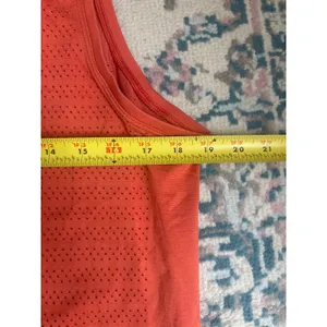 Lululemon Swiftly Tech Sleeveless‎ Tank Top Orange Red Mesh Performance Size 12 thumbnail 4