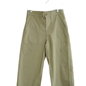 Agolde Los Angeles Khaki Tan Cargo Utility Wide Leg Cropped Pants Womens Size 25 thumbnail 2
