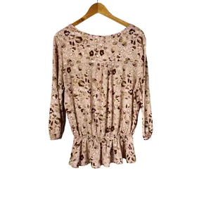 C&C California Light Pink‎ Print Top Size Large New thumbnail 6