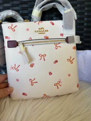 Coach NWT Mini Rowan File Bag With Bow Print CN768 thumbnail 8