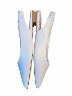 Sam Edelman Misty Lilac Pointed Toe Leather Slingback Flat Shoes(Size 8.5M) thumbnail 4
