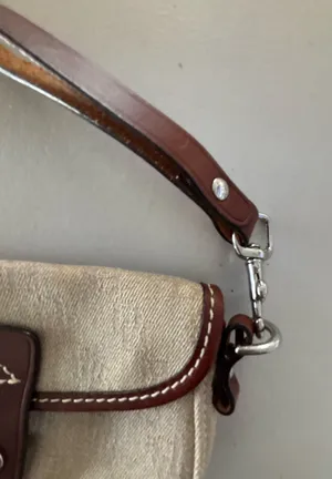 VINTAGE Dooney & Bourke | classic D&B logo wristlet. thumbnail 2