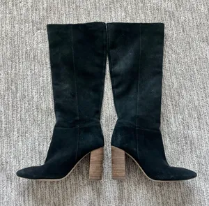 Steve Madden Fiela Black Boots size 9.5 thumbnail 1