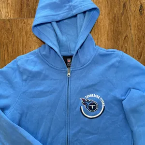 NFL Tennessee Titans Zip Up Hoodie Jacket Blue NFL Team‎ Apparel Girls XL (16) thumbnail 2