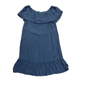 Knox Rose Women's Navy Blue Cross Stitched Floral Off The‎ Shoulder Dress sz XL thumbnail 2