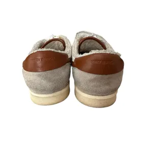 Tory‎ Burch Hank Court Sneakers Women Size 8.5 Brown Cream Lace Up Logo #S103-1 thumbnail 5