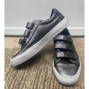 NWOB‎ Ked's Women's Jump Kick V Fashion Sneaker in Gunmetal Leather Sz 9 thumbnail 4