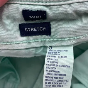 American Eagle Mid Stretch Teal Women’s Shorts size 0 thumbnail 7