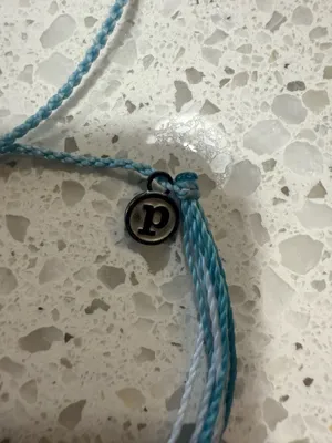Pura Vida blue and white bracelet thumbnail 2