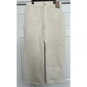 Madewell The Perfect Vintage Wide-Leg Jean w/Patch Pockets Vintage Canvas Sz 32 thumbnail 4