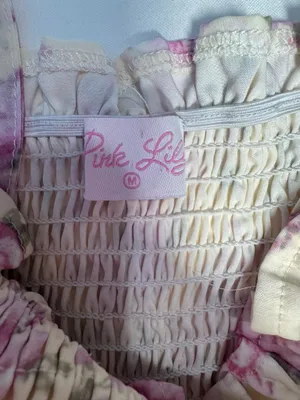 Pink Lily Floral Smocked Tiered Maxi Dress thumbnail 9