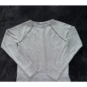 Lululemon Womens Crew Love Long Sleeve Pullover Heather Grey Size 6 thumbnail 2