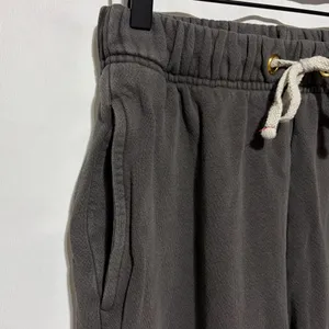 Les Tien Drawstring Waist Classic Heavy Sweatpants Vintage Black Gray Size Small thumbnail 9