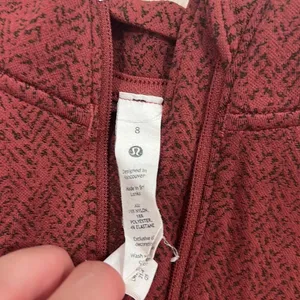 Lululemon 3/4 zip red jacket top thumbnail 3