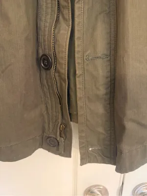 Old Navy Unisex Army Green Military Field Jacket thumbnail 2