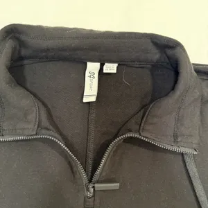 Quarter zip Charcoal shirt good condition Black Size L thumbnail 2