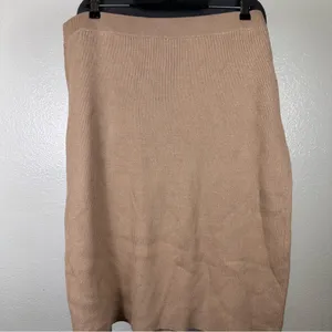 Ava & Viv Beige‎ Pencil Skirt thumbnail 4