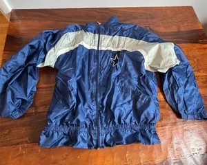 Starter Vintage Dallas Cowboys Touchdown Club Windbreaker Jacket Girls XL Blue‎ thumbnail 1