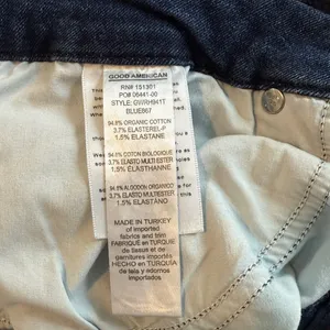 Good American "Good Waist” High Rise GWRH941T Raw Hem Skinny Jeans, 14/ 32 thumbnail 7