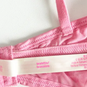 PINK Victorias Secret Womens Coquette Flocked Floral Mesh V-Notch Bralette M‎ thumbnail 6
