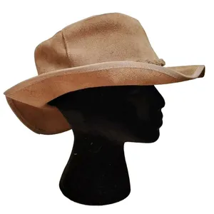 VTG Winfield Cover Co Brown Suede Leather Cowboy Hat Men Women Large Western thumbnail 10
