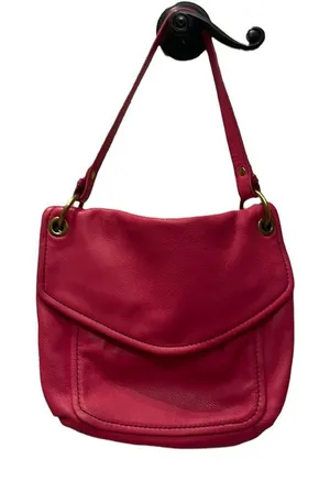 Fossil Long Live Vintage Leather Shoulder Bag SHB5054 Pink Pebbled Leather thumbnail 1